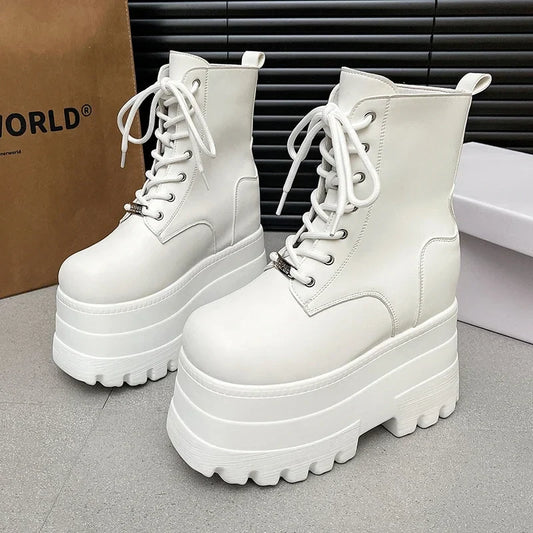Botas Cuero Auténticas Osas Estilo Rural - Vestiria