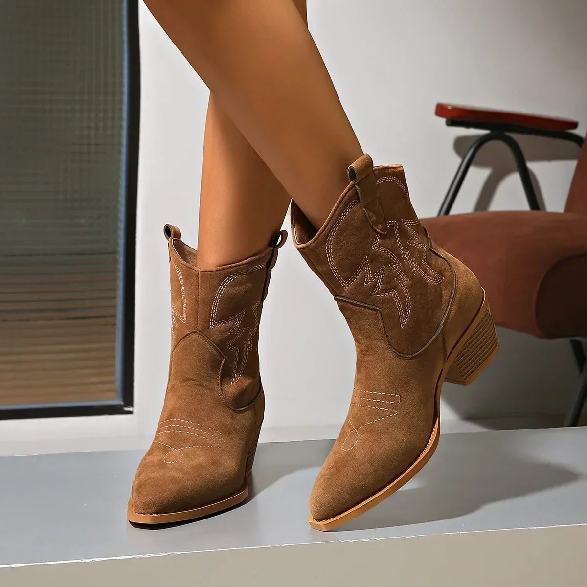 Botas Vaqueras Cuero Auténtico - Vestiria