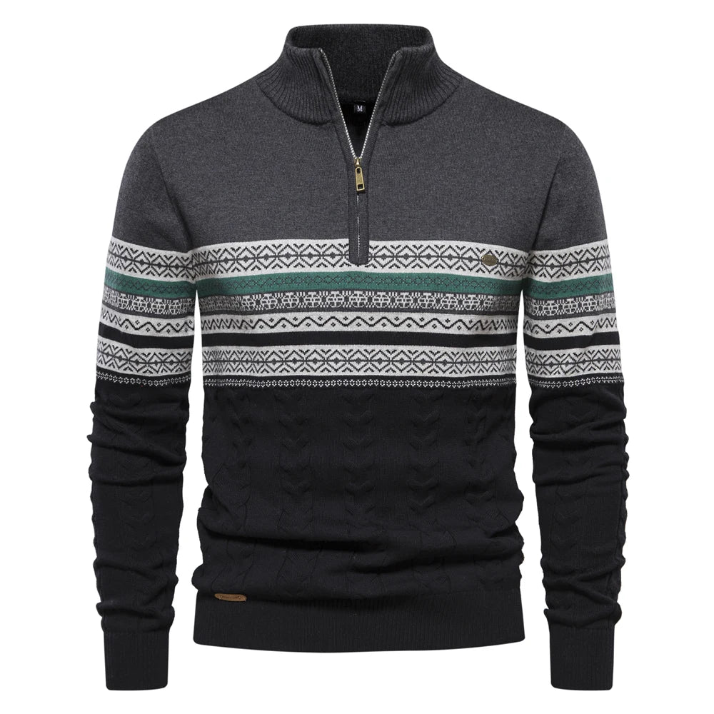 Jersey Cremallera Estilo Étnico Chic