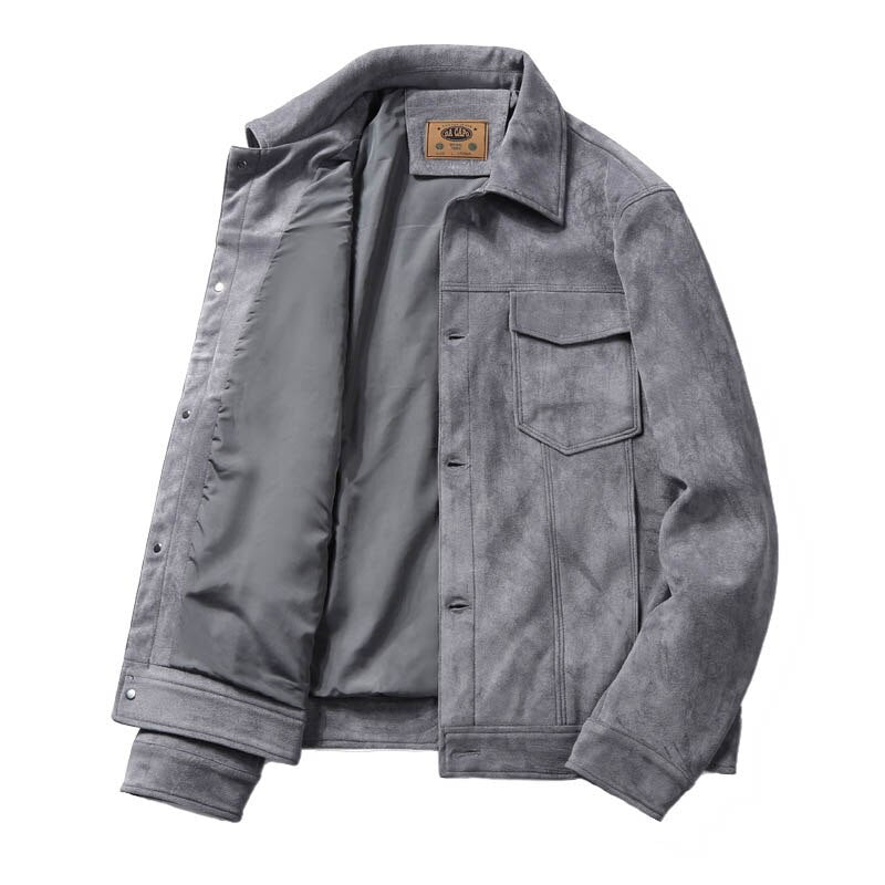 Chaqueta Cuero Hombre Elegante