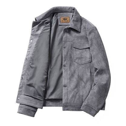 Chaqueta Cuero Hombre Elegante