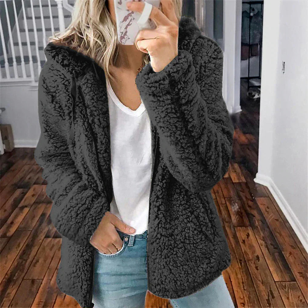 Chaqueta Invierno Mujer con Capucha Acogedora