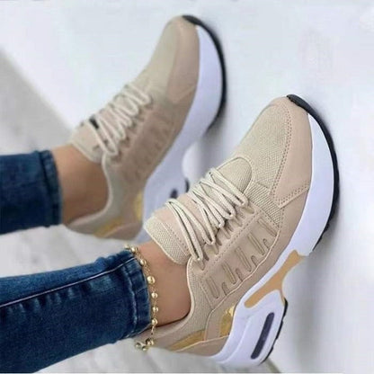 Zapatillas Mujer Plataforma Cuña Transpirables