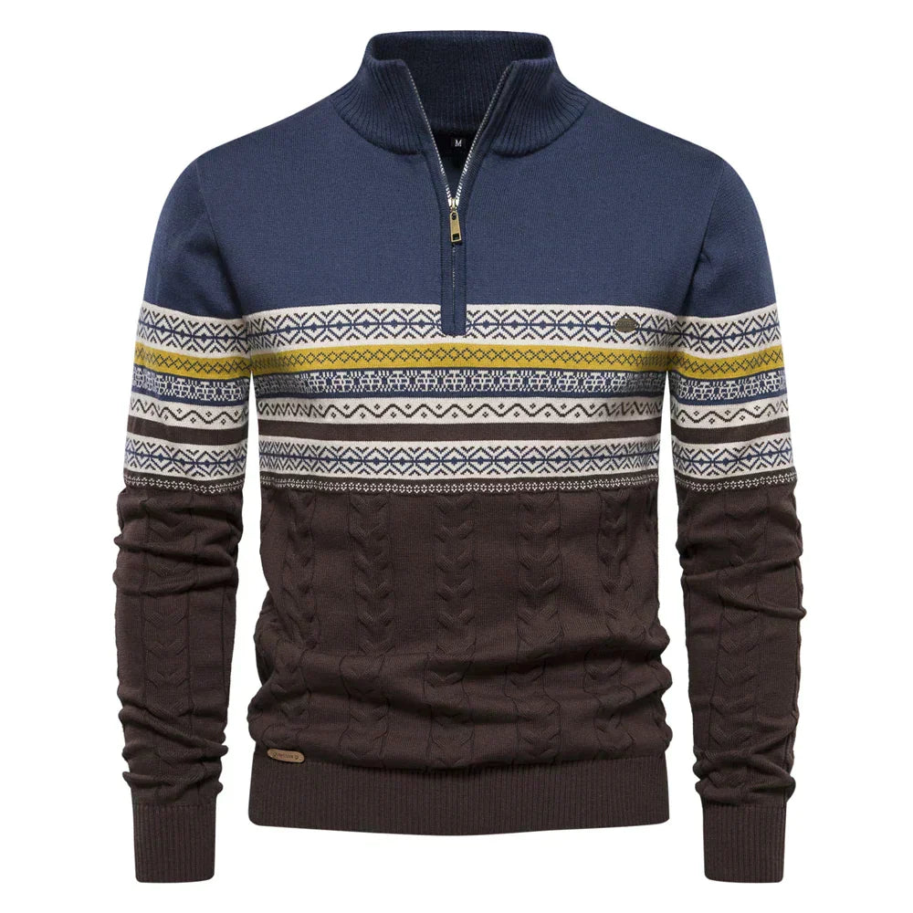 Jersey Cremallera Estilo Étnico Chic