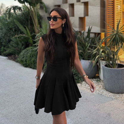 Vestido Corto Feminino Elegante