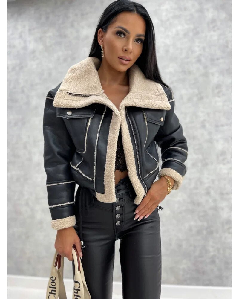 Chaqueta Mujer Diseño Chic de Alta Gama