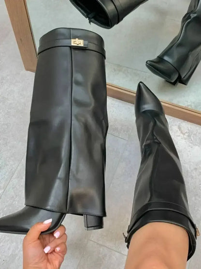 Botas Cuero Mujer Altas y Elegantes Edición Especial