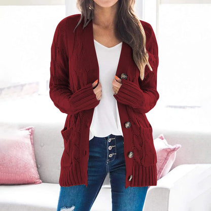 Chaquetilla de punto suave para mujer