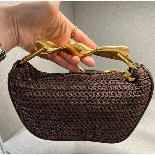 Bolso Cuero Auténtico Diseño Único - Vestiria