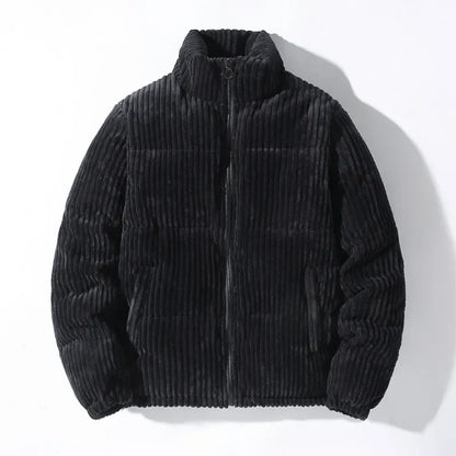 Chaqueta de cuero suave estilo clásico