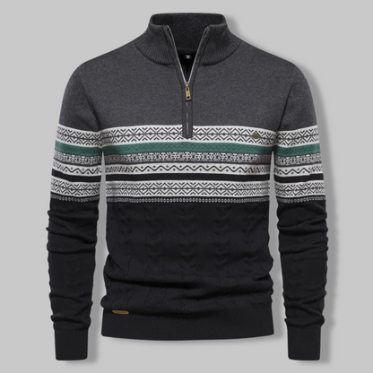 Suéter Hombre Cremallera Nordic Estilo