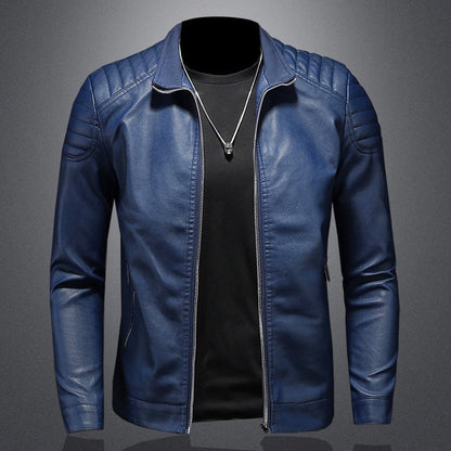 Chaqueta Cuero Clásica Negra - Vestiria