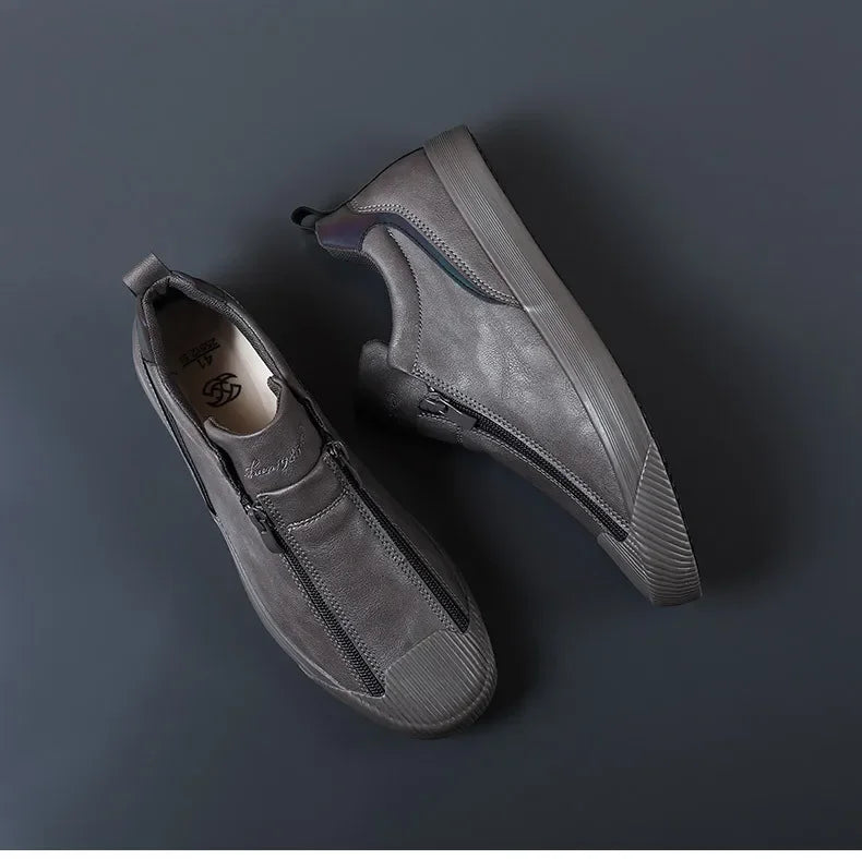 Zapatillas Hombre Moda Cremallera - Vestiria