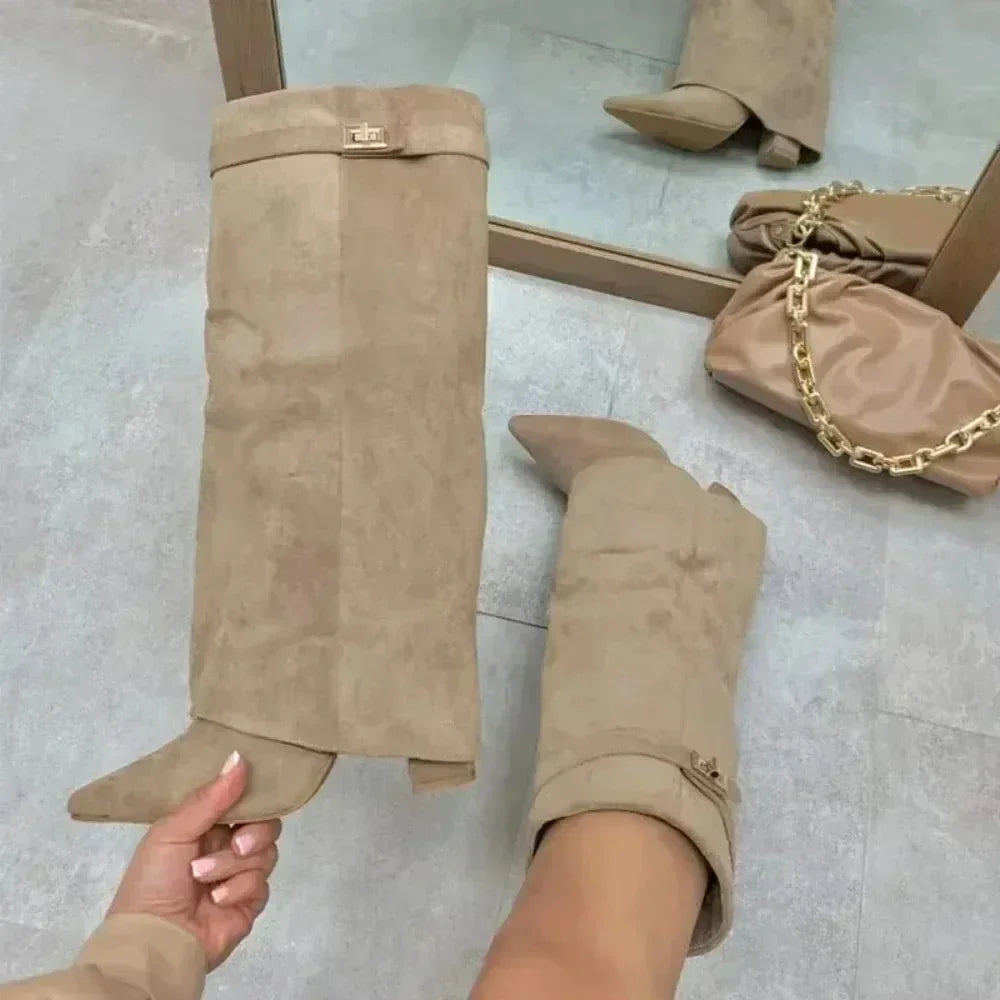 Botas Cuero Mujer Altas y Elegantes Edición Especial - Vestiria