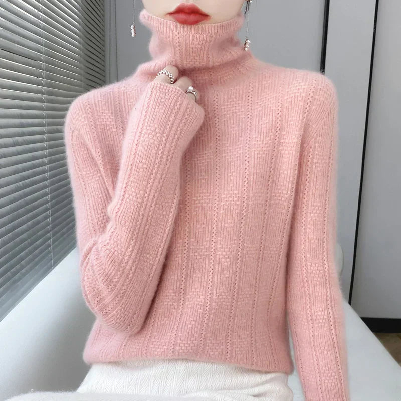 Jerséis Mujer Cuello Alto Cálidos