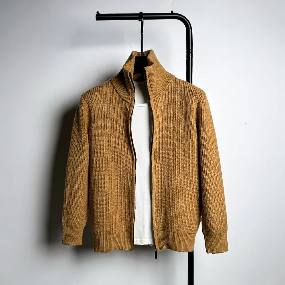 Chaqueta Cuero Clásica Cremallera - Vestiria