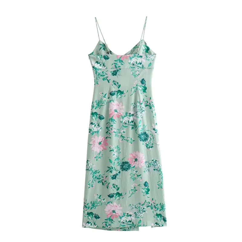 Vestido de Playa Sin Mangas Elegante