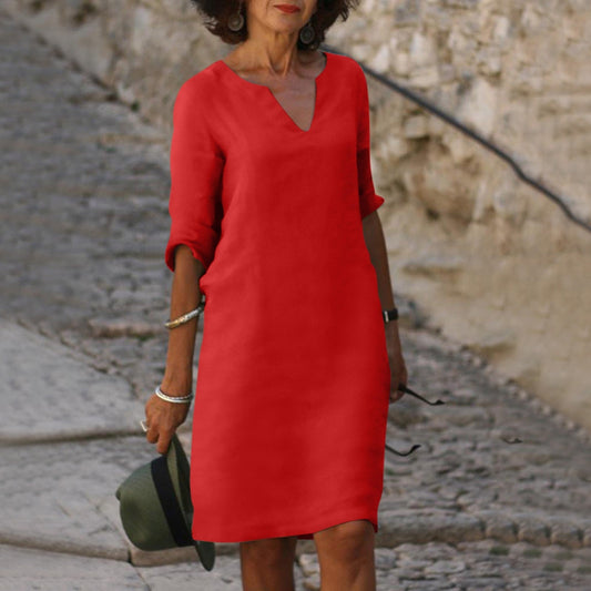 Vestido Ligero Verano Mujer Floral Fresco - Vestiria