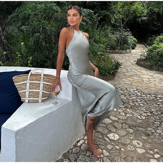 Vestido Largo Femenino Elegante Mujer - Vestiria