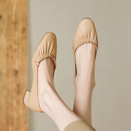 Zapatos de Mujer con Tacón Bajo Elegantes - Vestiria