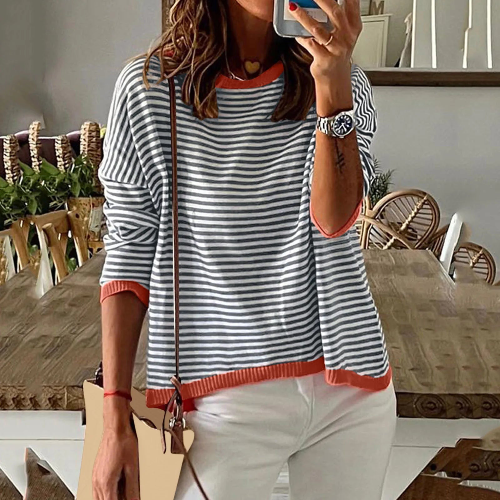 Camiseta de rayas casual - Vestiria