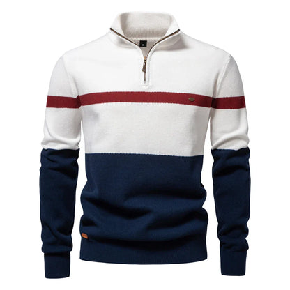 Camiseta Hombre Cremallera Colorida Deportiva