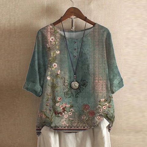 Top de encaje florido clásico - Vestiria