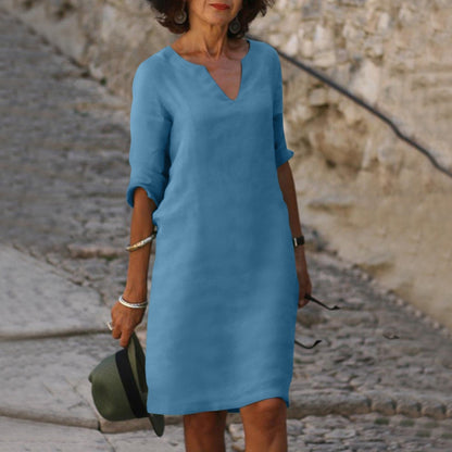 Vestido Ligero Verano Mujer Floral Fresco