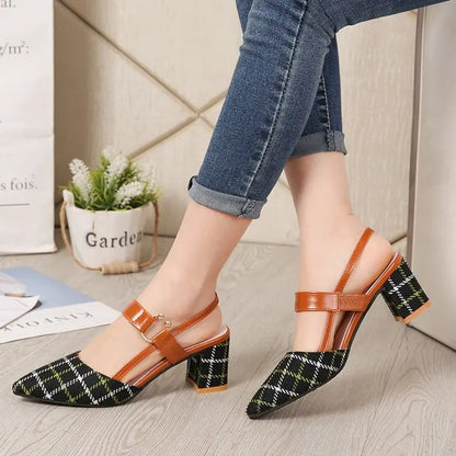 Zapato de tacón bajo Elegante Slingback