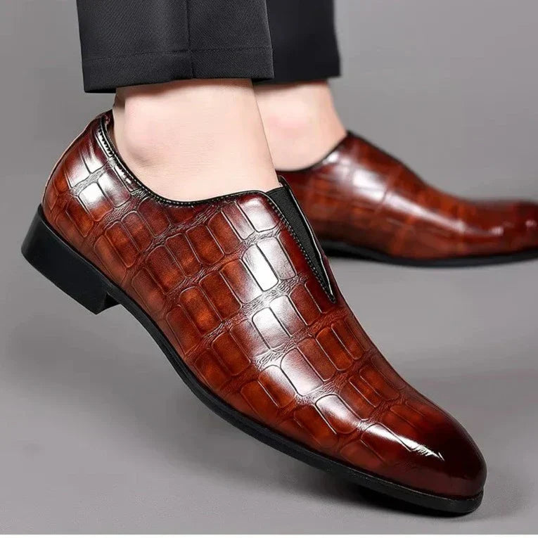 Zapatos de cuero elegantes para caballero - Vestiria