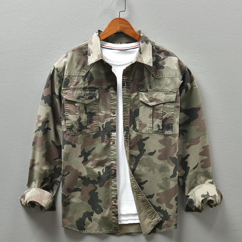 Camisa Militar Camuflaje Resistente - Vestiria