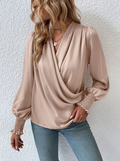 Blusa Mujer Escote V Elegante - Vestiria
