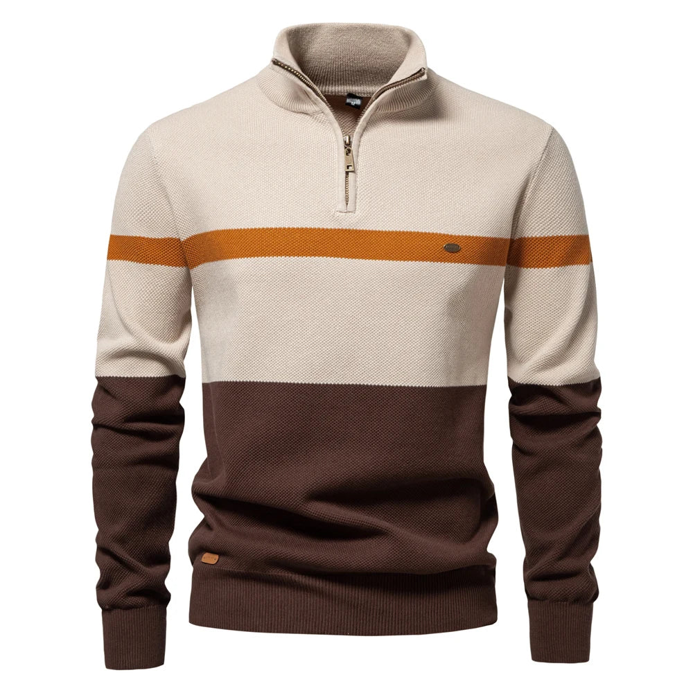 Camiseta Hombre Cremallera Colorida Deportiva - Vestiria