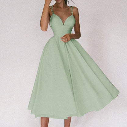 Vestido Ligero con Cuello en V