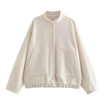 Chaqueta bomber amplia casual