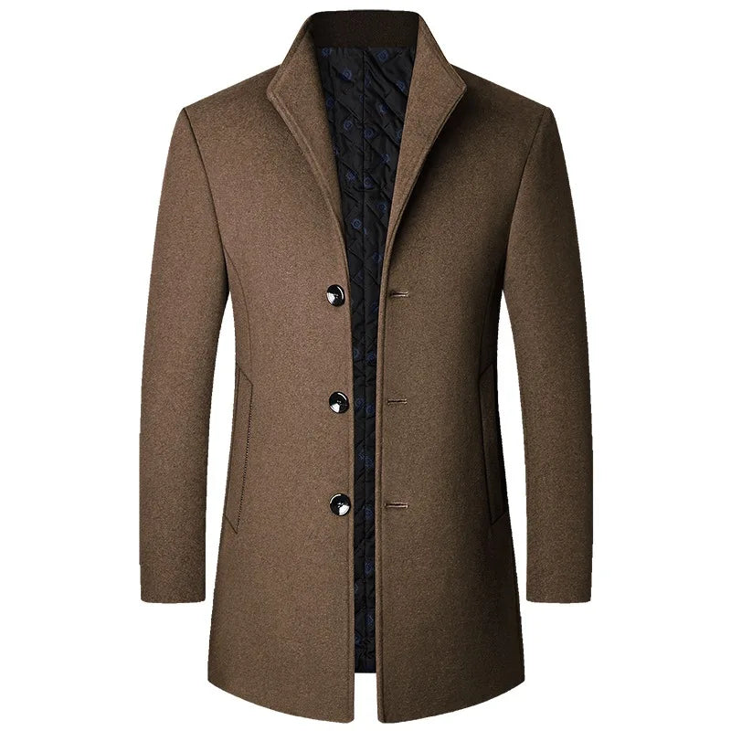 Abrigo Invierno Hombre Clásico Botones - Vestiria