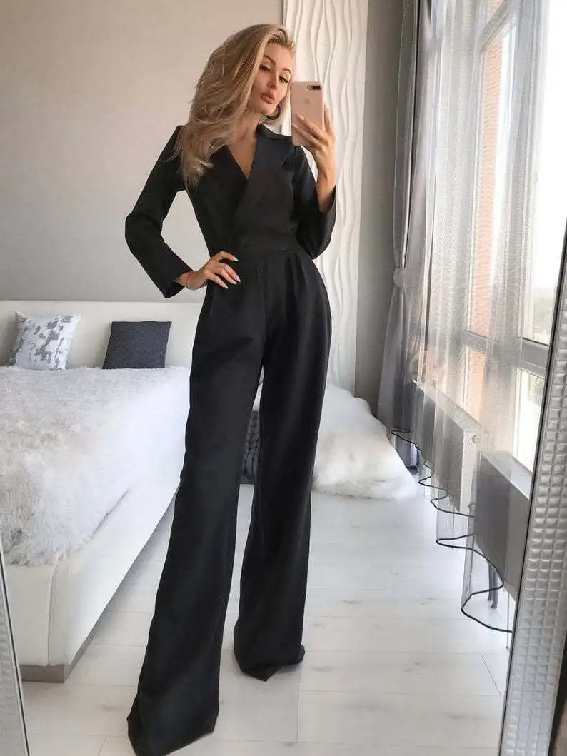 Mono Mujer Elegante Cuello Alto - Vestiria