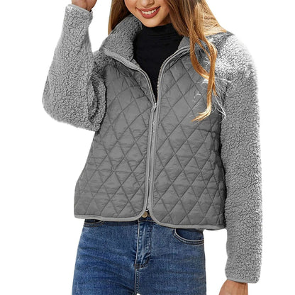 Chaqueta deportiva abrigada con cremallera металлиReescribe para e-commerce: Chaqueta bomber cálida y moderna con cremallera → Chaqueta Deportiva Cálida con Cremallera