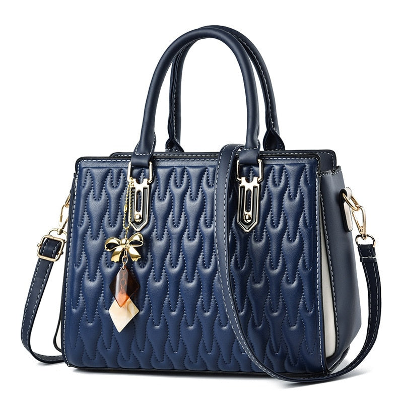 Bolso de cuero elegante mujer