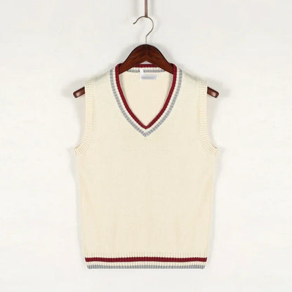 Chaleco Punto Grueso Cuello V Masculino