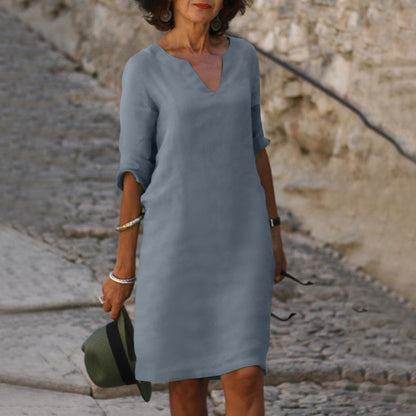 Vestido Ligero Verano Mujer Floral Fresco