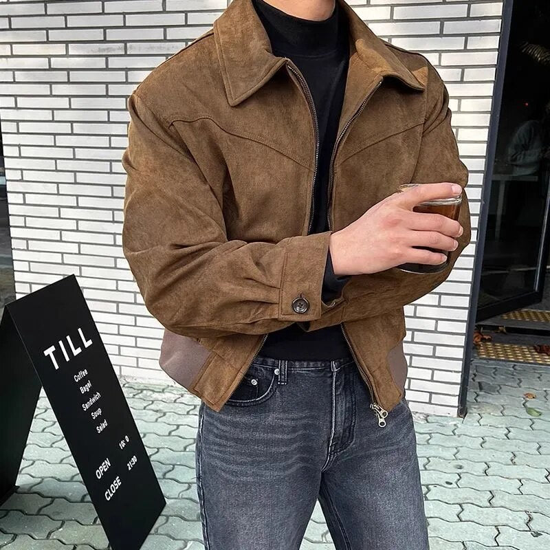 Chaqueta Cuero Clásica Hombre - Vestiria