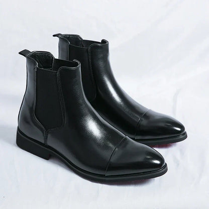 Botas Chelsea Hombre Cuero Auténtico - Vestiria
