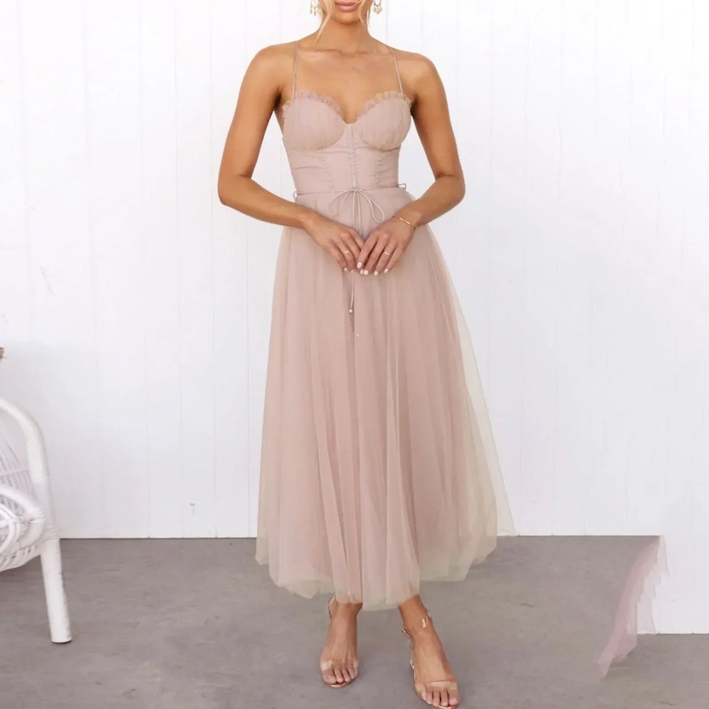 Vestido de Fiesta Largo y Elegante
