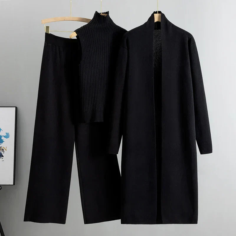 Conjunto Elástico Clásico 3 Piezas Mujer