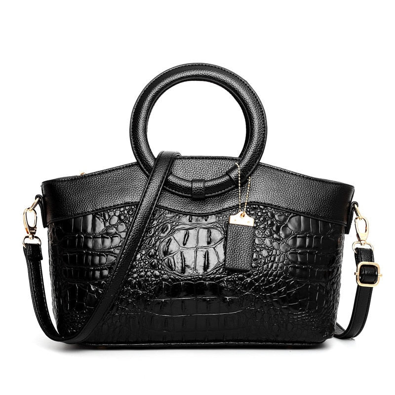 Bolso Cuero Clásico Elegante Mujer