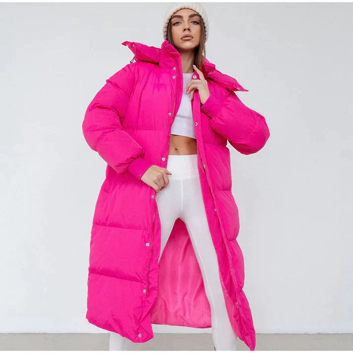 Chaquetón Puffer Mujer Con Capucha
