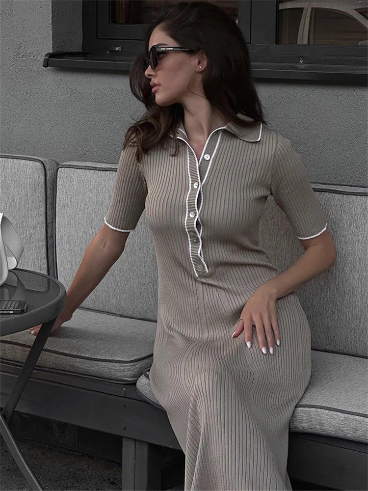 Vestido Elegante Diario Mujer