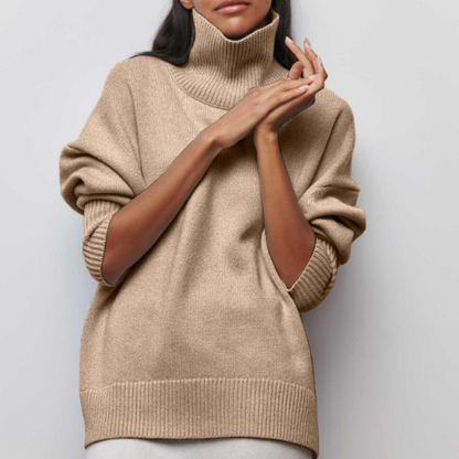 Jerséis cuello alto mujer elegante