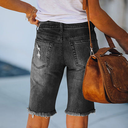 Pantalones Vaqueros Cortos Clásicos - Vestiria